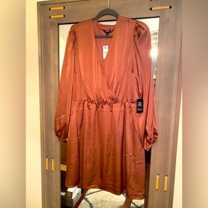 Dusty Rose long sleeve dress